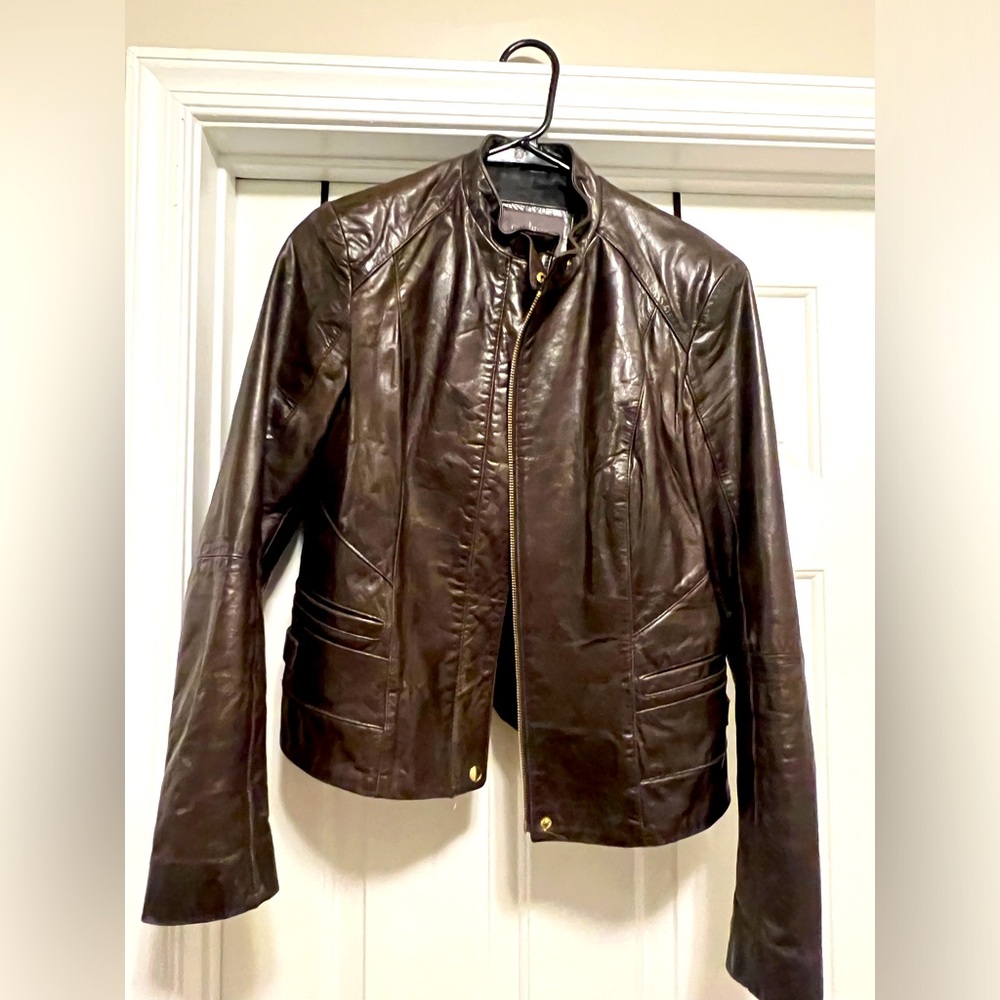 Cole Haan genuine leather jacket
